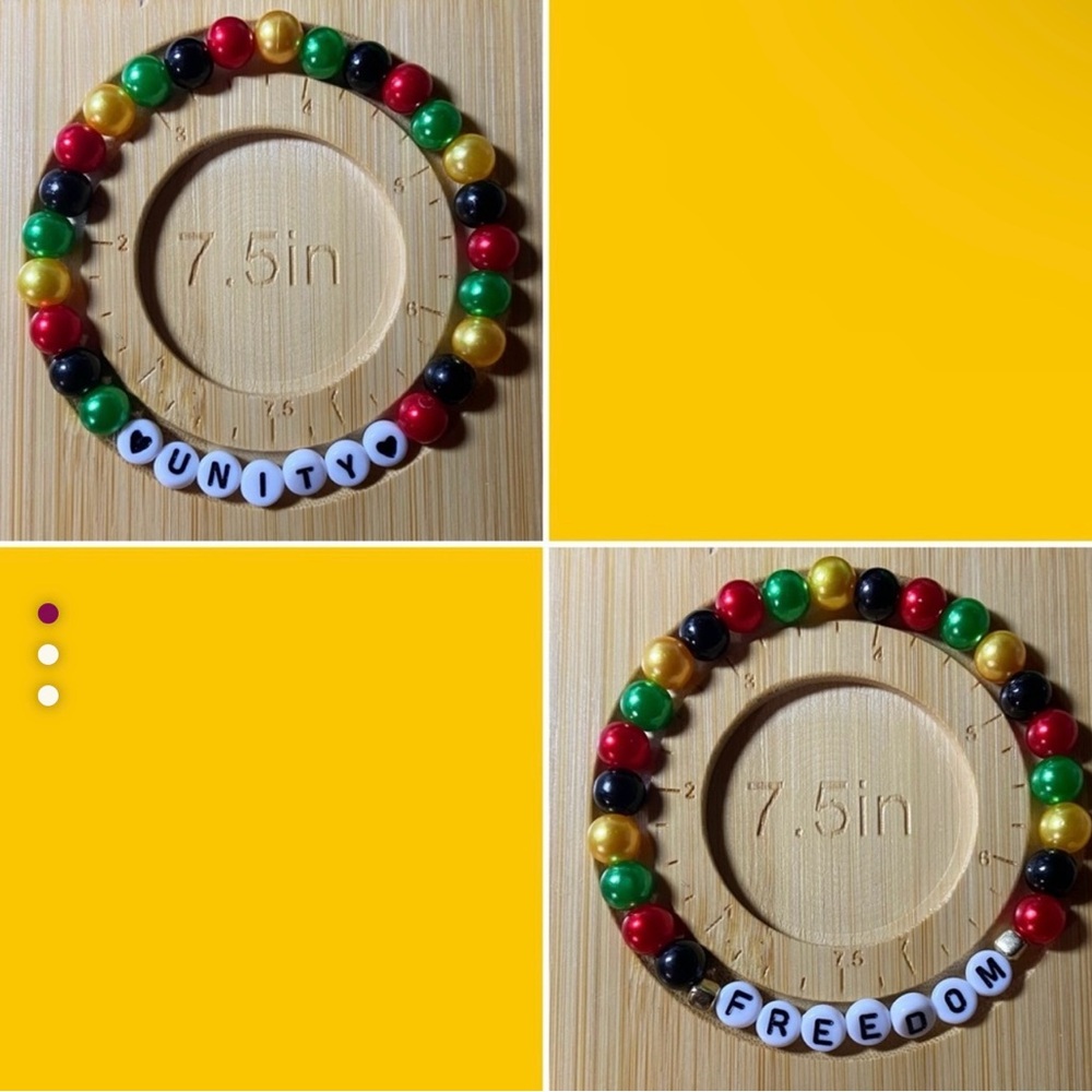 Colorful Beaded Unity Bracelet - Picture 2 of 2